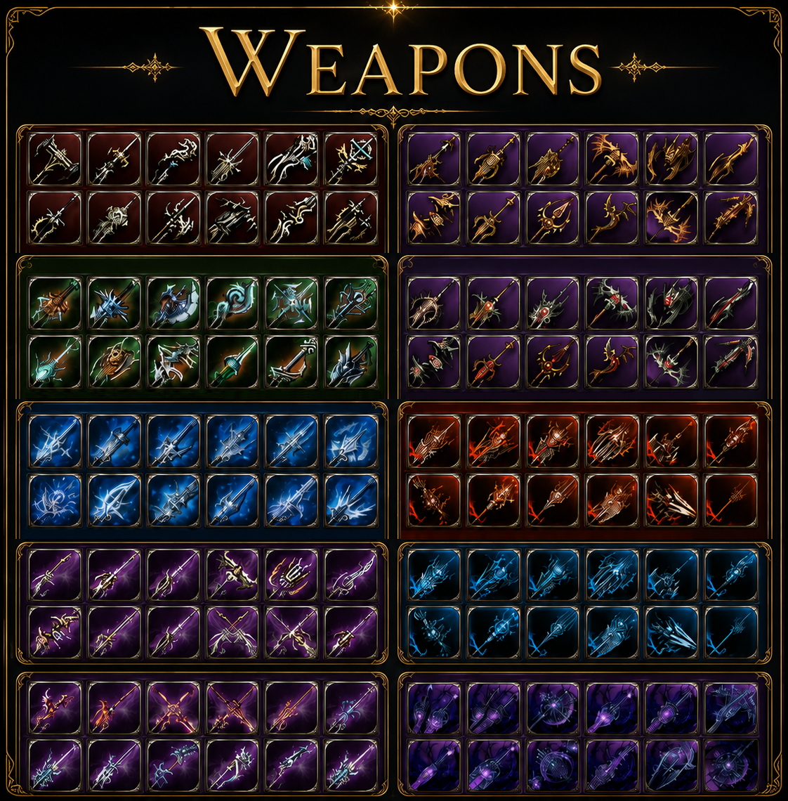 Project Infinity custom weapons